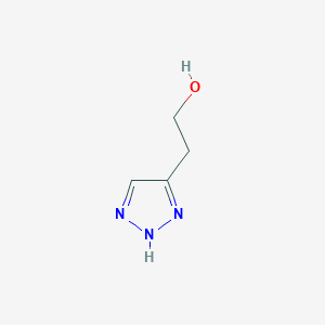 molecular formula C4H7N3O B2998680 2-(1H-1,2,3-三唑-4-基)乙醇 CAS No. 1012040-40-2