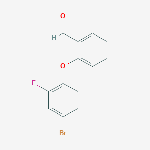 2-(4-Bromo-2-fluorophenoxy)benzenecarbaldehyde