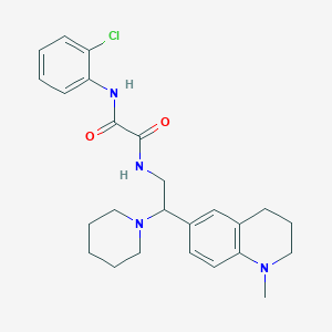 N-(2-chlorophenyl)-N'-[2-(1-methyl-1,2,3,4-tetrahydroquinolin-6-yl)-2-piperidin-1-ylethyl]ethanediamide