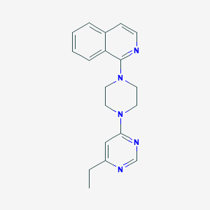 1-[4-(6-Ethylpyrimidin-4-yl)piperazin-1-yl]isoquinoline