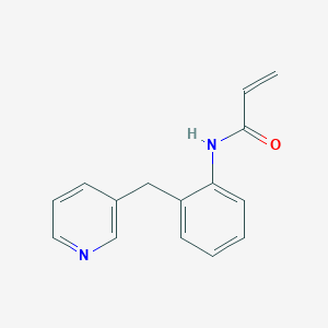 N-[2-(Pyridin-3-ylmethyl)phenyl]prop-2-enamide