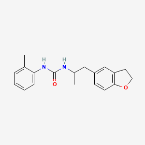 1-(1-(2,3-Dihydrobenzofuran-5-yl)propan-2-yl)-3-(o-tolyl)urea