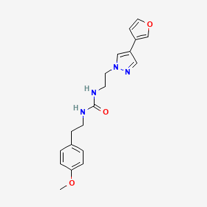 1-(2-(4-(furan-3-yl)-1H-pyrazol-1-yl)ethyl)-3-(4-methoxyphenethyl)urea