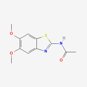 N-(5,6-dimethoxybenzo[d]thiazol-2-yl)acetamide