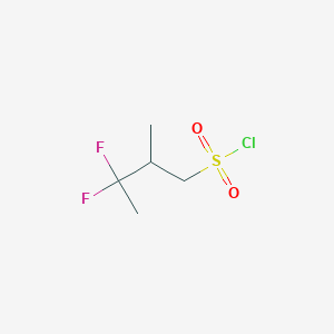 3,3-Difluoro-2-methylbutane-1-sulfonyl chloride
