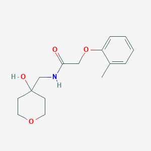 molecular formula C15H21NO4 B2998782 N-((4-羟基四氢-2H-吡喃-4-基)甲基)-2-(邻甲苯氧基)乙酰胺 CAS No. 1351659-63-6
