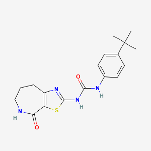 1-(4-(tert-butyl)phenyl)-3-(4-oxo-5,6,7,8-tetrahydro-4H-thiazolo[5,4-c]azepin-2-yl)urea