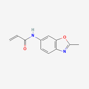 molecular formula C11H10N2O2 B2998804 N-(2-甲基-1,3-苯并恶唑-6-基)丙-2-烯酰胺 CAS No. 2396580-37-1