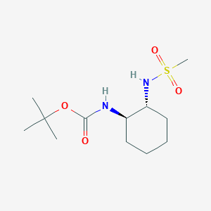 tert-butyl N-[(1R,2R)-2-methanesulfonamidocyclohexyl]carbamate