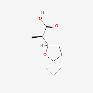 (2R)-2-(5-Oxaspiro[3.4]octan-6-yl)propanoic acid