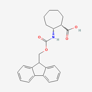 N-Fmoc-(+/-)-cis-2-amino-cycloheptane-carboxylic acid