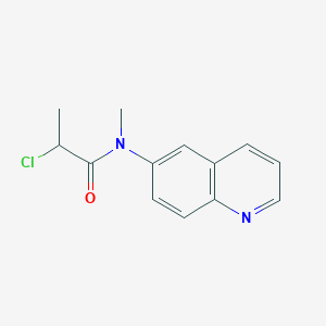2-Chloro-N-methyl-N-quinolin-6-ylpropanamide