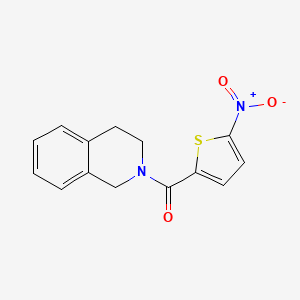 (3,4-dihydroisoquinolin-2(1H)-yl)(5-nitrothiophen-2-yl)methanone