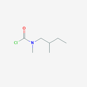 molecular formula C7H14ClNO B2998902 N-methyl-N-(2-methylbutyl)carbamoyl chloride CAS No. 1511410-37-9