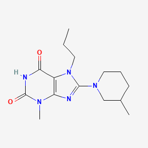 3-methyl-8-(3-methylpiperidin-1-yl)-7-propyl-1H-purine-2,6(3H,7H)-dione