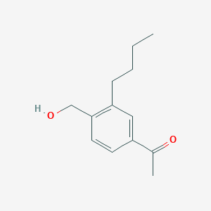1-[3-Butyl-4-(hydroxymethyl)phenyl]ethanone