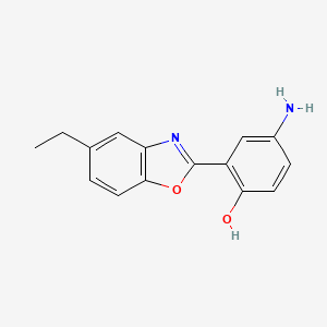 4-Amino-2-(5-ethyl-benzooxazol-2-yl)-phenol