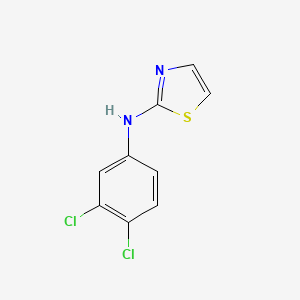 molecular formula C9H6Cl2N2S B2998977 N-(3,4-dichlorophenyl)-1,3-thiazol-2-amine CAS No. 859473-05-5