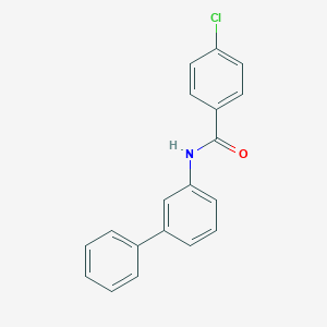 molecular formula C19H14ClNO B299898 N-[1,1'-biphenyl]-3-yl-4-chlorobenzamide 