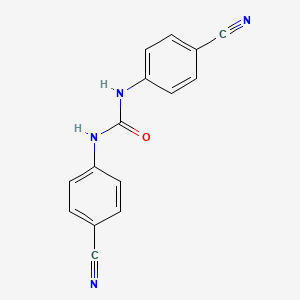 molecular formula C15H10N4O B2998984 1,3-Bis(4-cyanophenyl)urea CAS No. 100953-84-2