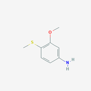 molecular formula C8H11NOS B2998988 3-Methoxy-4-(methylsulfanyl)aniline CAS No. 19284-92-5