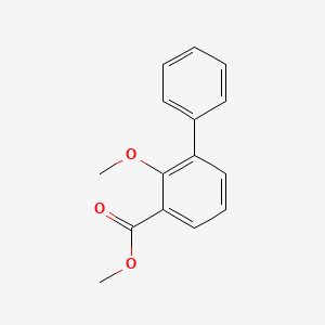 molecular formula C15H14O3 B2998994 Methyl 2-methoxy-3-phenylbenzoate CAS No. 81948-56-3
