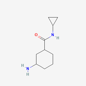 3-amino-N-cyclopropylcyclohexane-1-carboxamide