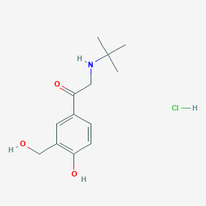 molecular formula C13H20ClNO3 B029990 沙丁胺醇盐酸盐 CAS No. 41489-89-8