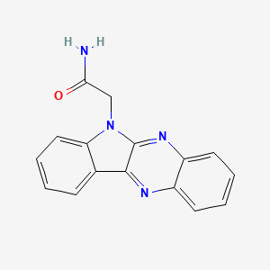 molecular formula C16H12N4O B2999009 2-Indolo[3,2-b]quinoxalin-6-ylacetamide CAS No. 328015-93-6