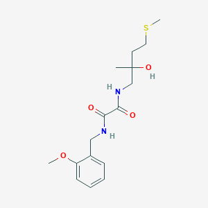 N1-(2-hydroxy-2-methyl-4-(methylthio)butyl)-N2-(2-methoxybenzyl)oxalamide