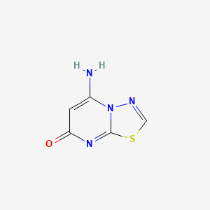 5-Amino-[1,3,4]thiadiazolo[3,2-a]pyrimidin-7-one