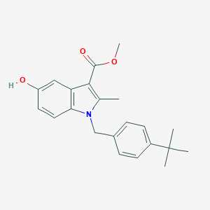 molecular formula C22H25NO3 B299902 methyl 1-(4-tert-butylbenzyl)-5-hydroxy-2-methyl-1H-indole-3-carboxylate 