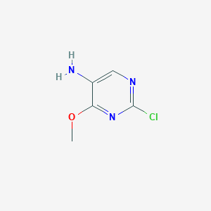 molecular formula C5H6ClN3O B2999039 2-Chloro-4-methoxypyrimidin-5-amine CAS No. 96833-41-9