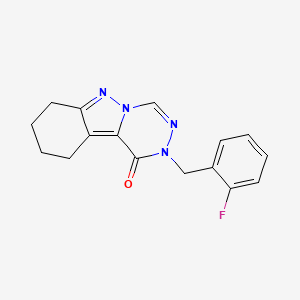 2-(2-fluorobenzyl)-7,8,9,10-tetrahydro-[1,2,4]triazino[4,5-b]indazol-1(2H)-one