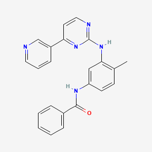 N-[4-methyl-3-[(4-pyridin-3-ylpyrimidin-2-yl)amino]phenyl]benzamide