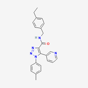 molecular formula C24H23N5O B2999146 Ethyl 2-(3-methylphenyl)-1-oxo-1,2-dihydroisoquinoline-4-carboxylate CAS No. 1207005-78-4