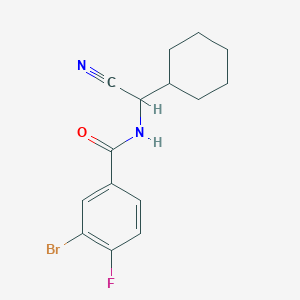 3-Bromo-N-[cyano(cyclohexyl)methyl]-4-fluorobenzamide