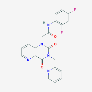 N-(2,4-difluorophenyl)-2-(2,4-dioxo-3-(pyridin-2-ylmethyl)-3,4-dihydropyrido[3,2-d]pyrimidin-1(2H)-yl)acetamide
