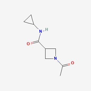 1-acetyl-N-cyclopropylazetidine-3-carboxamide