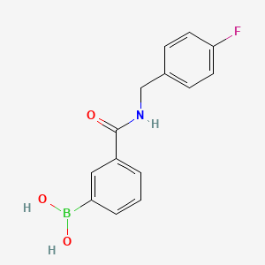 3-(4-Fluorobenzylcarbamoyl)phenylboronic acid