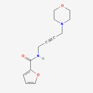 molecular formula C13H16N2O3 B2999217 N-(4-morpholinobut-2-yn-1-yl)furan-2-carboxamide CAS No. 1396678-83-3