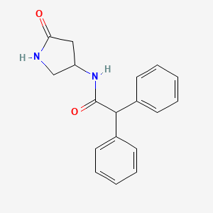N-(5-oxopyrrolidin-3-yl)-2,2-diphenylacetamide