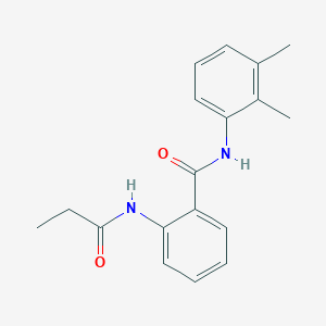 molecular formula C18H20N2O2 B299926 N-(2,3-dimethylphenyl)-2-(propionylamino)benzamide 