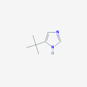 molecular formula C7H12N2 B2999264 4-tert-butyl-1H-imidazole CAS No. 21149-98-4