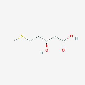 molecular formula C6H12O3S B2999272 (3S)-3-Hydroxy-5-methylsulfanylpentanoic acid CAS No. 153443-17-5