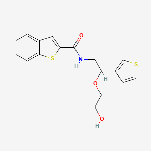 N-(2-(2-hydroxyethoxy)-2-(thiophen-3-yl)ethyl)benzo[b]thiophene-2-carboxamide