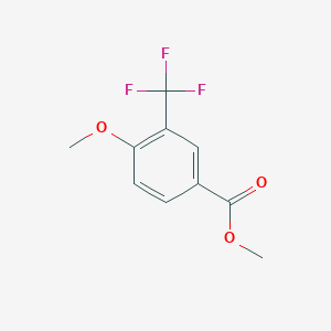 molecular formula C10H9F3O3 B2999321 Methyl 4-methoxy-3-(trifluoromethyl)benzoate CAS No. 576170-42-8
