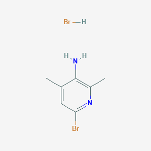 molecular formula C7H10Br2N2 B2999367 氢溴酸6-溴-2,4-二甲基吡啶-3-胺 CAS No. 2140305-91-3