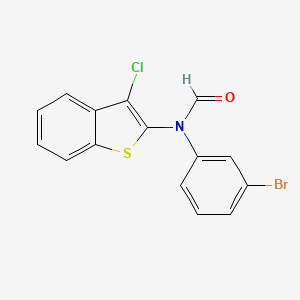 N-(3-Bromophenyl)(3-chlorobenzo[B]thiophen-2-YL)formamide