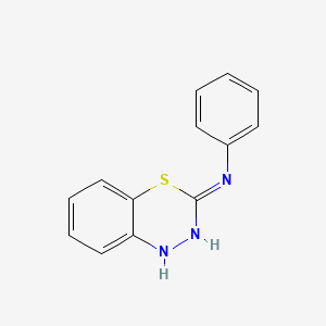 molecular formula C13H11N3S B2999395 N-苯基-1H-4,1,2-苯并噻二嗪-3-胺 CAS No. 860787-55-9